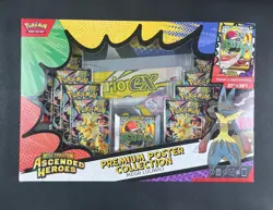 Pokemon TCG Ascended Heroes Premium Poster Collection Mega Lucario New/Sealed - Image 1
