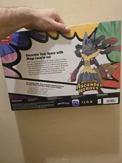 ✅Pokemon TCG Ascended Heroes Premium Poster Collection Mega Lucario✅FAST SHIP✅ - Image 2