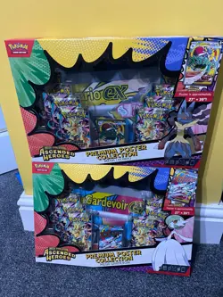 Pokemon TCG: Ascended Heroes Premium Poster Collection Mega Lucario & Gardevoir - Image 1