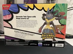 Pokemon TCG Ascended Heroes Premium Poster Collection Mega Lucario - Image 2