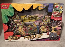 Pokemon TCG Ascended Heroes Premium Poster Collection Mega Lucario EX - Image 1