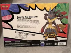 Pokemon TCG Ascended Heroes Premium Poster Collection Mega Lucario EX - Image 2