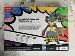 Pokemon TCG: Ascended Heroes Premium Poster Collection Mega Lucario EX - Image 2