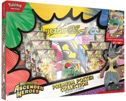 Pokemon TCG | Ascended Heroes | Premium Poster Collection | Mega Lucario EX - Image 1