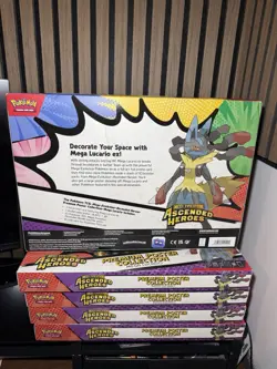 Pokemon TCG - Ascended Heroes Premium Poster Collection Mega Lucario ✅ - Image 2