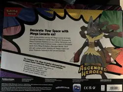 Pokemon TCG Ascended Heroes Mega Lucario Premium Poster Collection Box English - Image 2