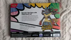 Pokemon TCG Ascended Heroes Premium Poster Collection Mega Lucario Ex- Brand new - Image 2