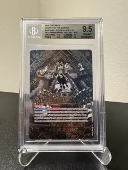BGS 9.5 Master Marshall.D.Teach Gold SP 3rd Anniversary TCG Legacy Of The Master - Image 1