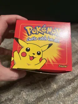Pokemon - 1999 - Pikachu - 23k Gold Plated Card - Burger King - BNIB Red box - Image 2