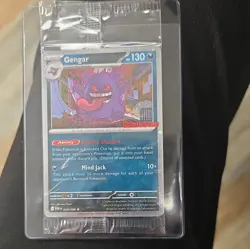 Pokemon Gengar Promo Holo Card SEALED Game Stop 050/088! - Image 1