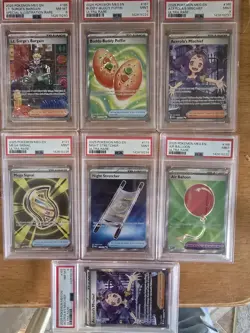 Psa Graded Pokemon Card Lot X7 - Image 1