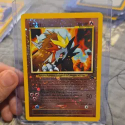 Pokemon Entei Wotc Promo Reverse Holo Promo Card 34/53 Basic 80 HP English - Image 1