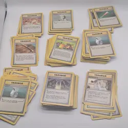 over 200! pokemon Trainer Card Lot Professor Oak, Potion, Old road ext - Image 1