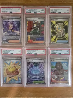 Psa Graded Pokemon Card Lot X6 - Image 1