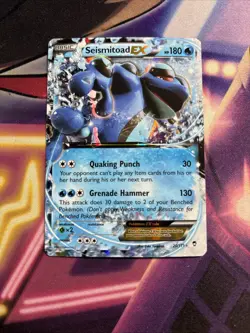 Seismitoad EX - 20/111 - Pokemon Furious Fists XY Ultra Rare Card NM - Image 1