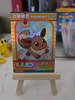 Eevee QR KDJL-QR-016 Eif Baby Chinese Pokemon Card Claw Machine US SELLER NM - Image 1