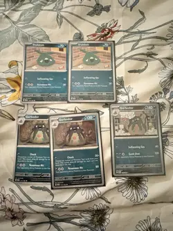 Pokemon Trubbish & Garbodor Sword & Shield 5 Card Lot Regular English - Image 1