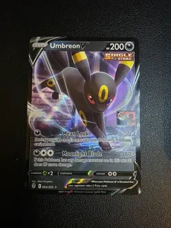 Pokemon TCG Umbreon v Prize Pack Series Play! Stamped Card 094/203 NM - Image 1