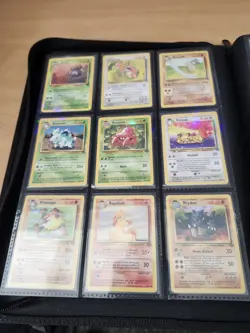 Near Complete Vintage Pokemon Jungle Set Binder – Holos Included – Missing Cards - Image 5