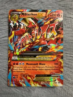 M Blaziken EX XY86 Black Star Promo 2015 Holo Rare Pokemon Card TCG - Image 1