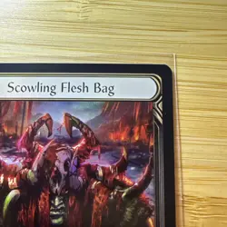 Flesh and Blood FAB Scowling Flesh Bag NM 1st Ed Rainbow Foil Dusk Till Dawn - Image 4