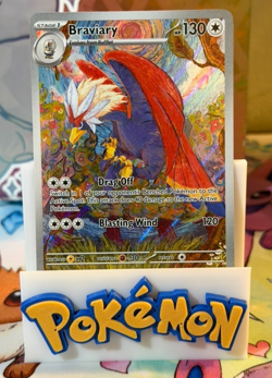 Braviary IR 214/191 Pokemon Card Surging Sparks SSP M/NM - Image 1