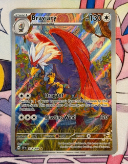 Braviary IR 214/191 Pokemon Card Surging Sparks SSP M/NM - Image 2
