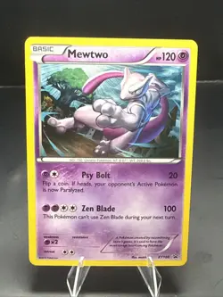 Pokemon Card Mewtwo Holo Rare XY100 XY Evolutions - Image 2