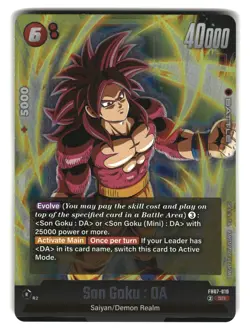 Son Goku: DA FB07-010 SR Fusion World Dragon Ball Super Card - Image 1