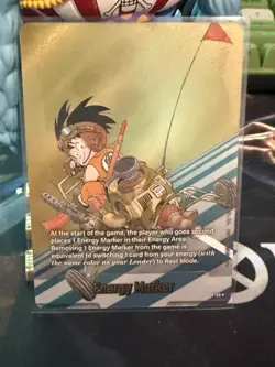 Dragon Ball Super Card Game Son Goku Energy Marker Foil Card E-45 English - Image 1