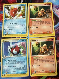 Pokemon TCG | 2003 e-Reader Card Lot (8) | MP | Ruby and Sapphire| Sandstorm | - Image 1