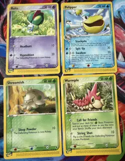 Pokemon TCG | 2003 e-Reader Card Lot (8) | MP | Ruby and Sapphire| Sandstorm | - Image 3