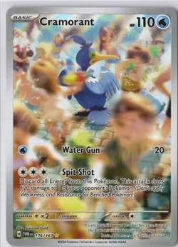 Cramorant 176/167 TWM Twilight Masquerade Illustration Rare Pokemon Card NM - Image 1