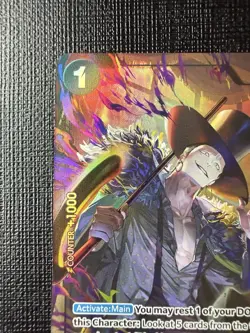 One Piece CCG Laffitte OP09-095 Rare Alt Art Foil Premium Card Coll. 1000 NM - Image 2