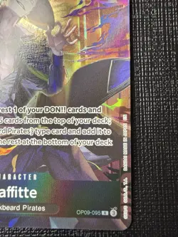 One Piece CCG Laffitte OP09-095 Rare Alt Art Foil Premium Card Coll. 1000 NM - Image 5