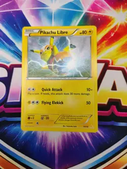 Pikachu Libre 14/30 Pokemon Card – XY Promo – Non-Holo – MP - Image 1