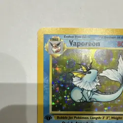 Vaporeon 1st Edition Holo Rare Jungle 12/64 Pokemon Card Wizards 1999 English - Image 3