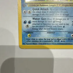 Vaporeon 1st Edition Holo Rare Jungle 12/64 Pokemon Card Wizards 1999 English - Image 4