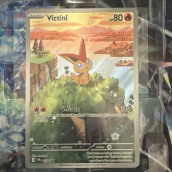 Jumbo Victini SVP 208 Promo Card Black Bolt White Flare Illustration - Image 1