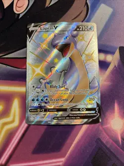 Lapras V - SV110/SV122 - Pokemon Shining Fates Sword Shield Shiny Rare Card NM - Image 1