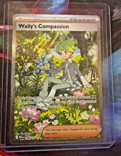 Wally's Compassion 186/132 MEG Pokemon Special Illustration Rare Card NM - Image 1