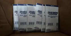 6x Digimon Card Game Store Tournament Kit 2025 Vol. 1 Saled English - Image 1