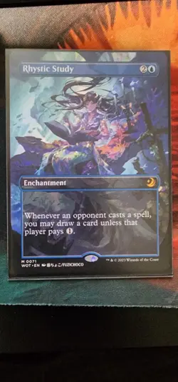 Rhystic Study (Anime Borderless) Wilds of Eldraine: Enchanting Tales - LP - Image 1