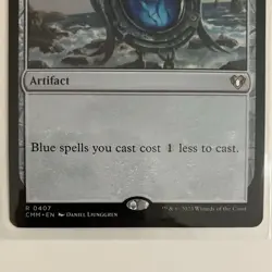 NMT MTG Sapphire Medallion Commander Masters Regular Colorless Blue Artifact - Image 3