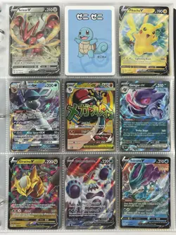 Pokemon Card Collection Binder Lot Holo Ascended Mega Lucario Gengar Pikachu - Image 1