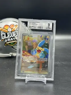 Minun Paradox Rift Full Art Holo Pokemon Card #194/182 BGS 9 (CBMH) - Image 1