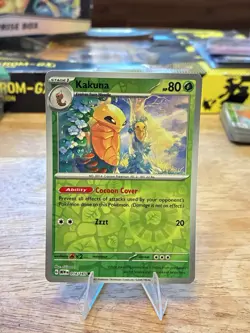Pokemon TCG 151 Reverse Holographic Kakuna 014/165 Near Mint - Image 1