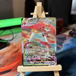 021/185 Orbeetle Vmax Vivid Voltage Ultra Rare Holo Pokemon TCG Card Swsh - Image 1