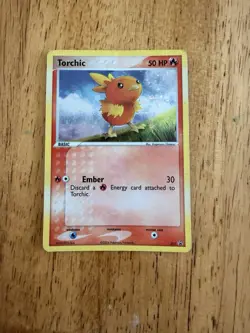 Pokemon TCG Torchic 017 Nintendo Black Star Promo Holo 50 HP Ember Basic English - Image 1