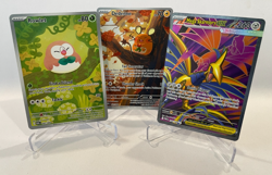 Pokemon Perfect Order IR Lot/3 - Rowlet IR, Dedenne IR, Skarmonry ex - Clean! - Image 1